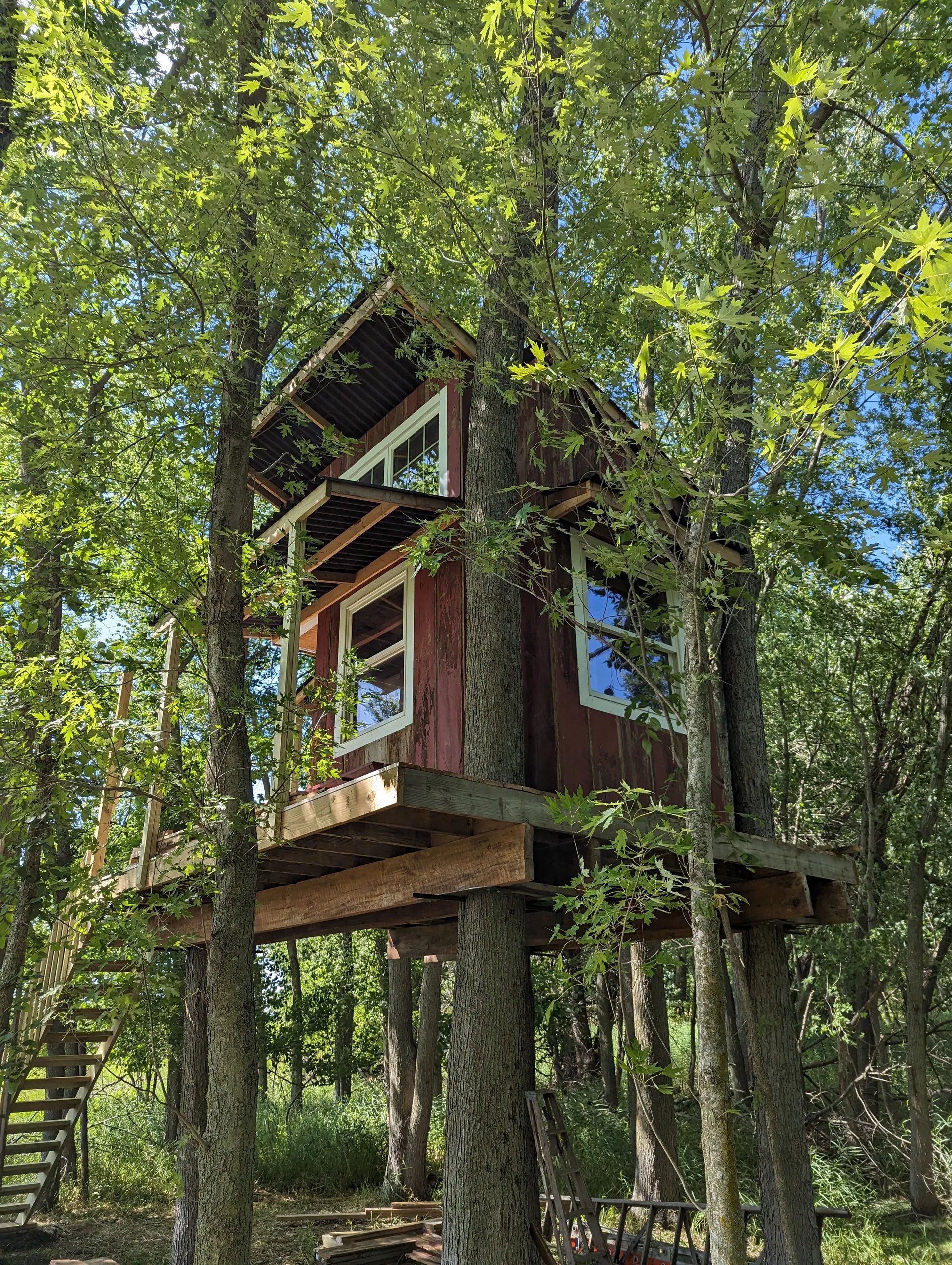 thumbnail of post Exterior nears completion